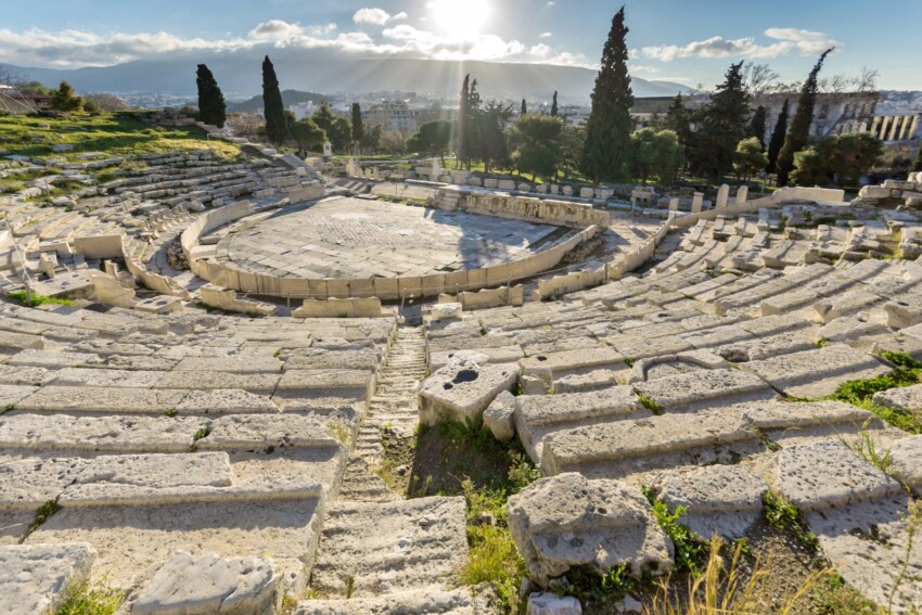 Teatro de Dioniso en las laderas de la Acrópolis