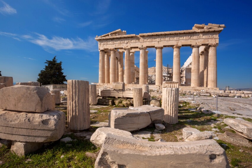 Partenón de la Acrópolis de Atenas