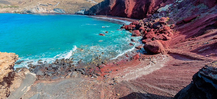 Red Beach Santorini